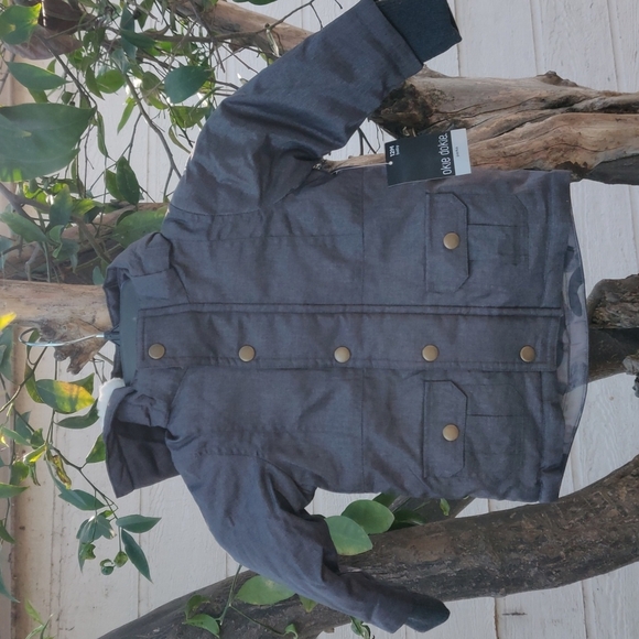 Okie dokie baby boy's jacket size 12M color grey - Picture 4 of 9